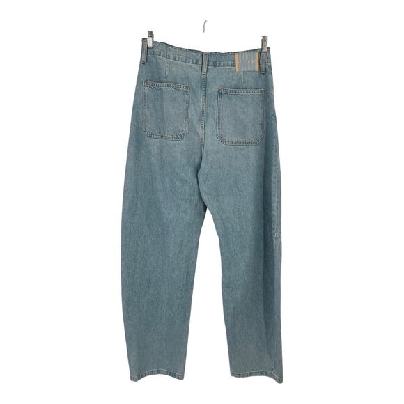 Mother SNACKS! The Kegger Utility Heel denim light blue size 33 - Picture 4 of 7